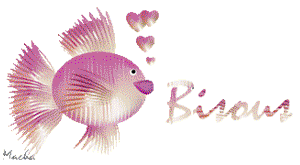 gif bisous poisson